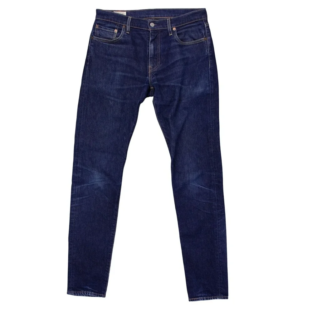 Levi's Premium Lot 512 Big E Jeans Mens 30x34‎ Blue Denim Medium/Dark Wash Slim